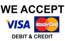 The Carpet Cleaning Pro accept payments by credit and debit card